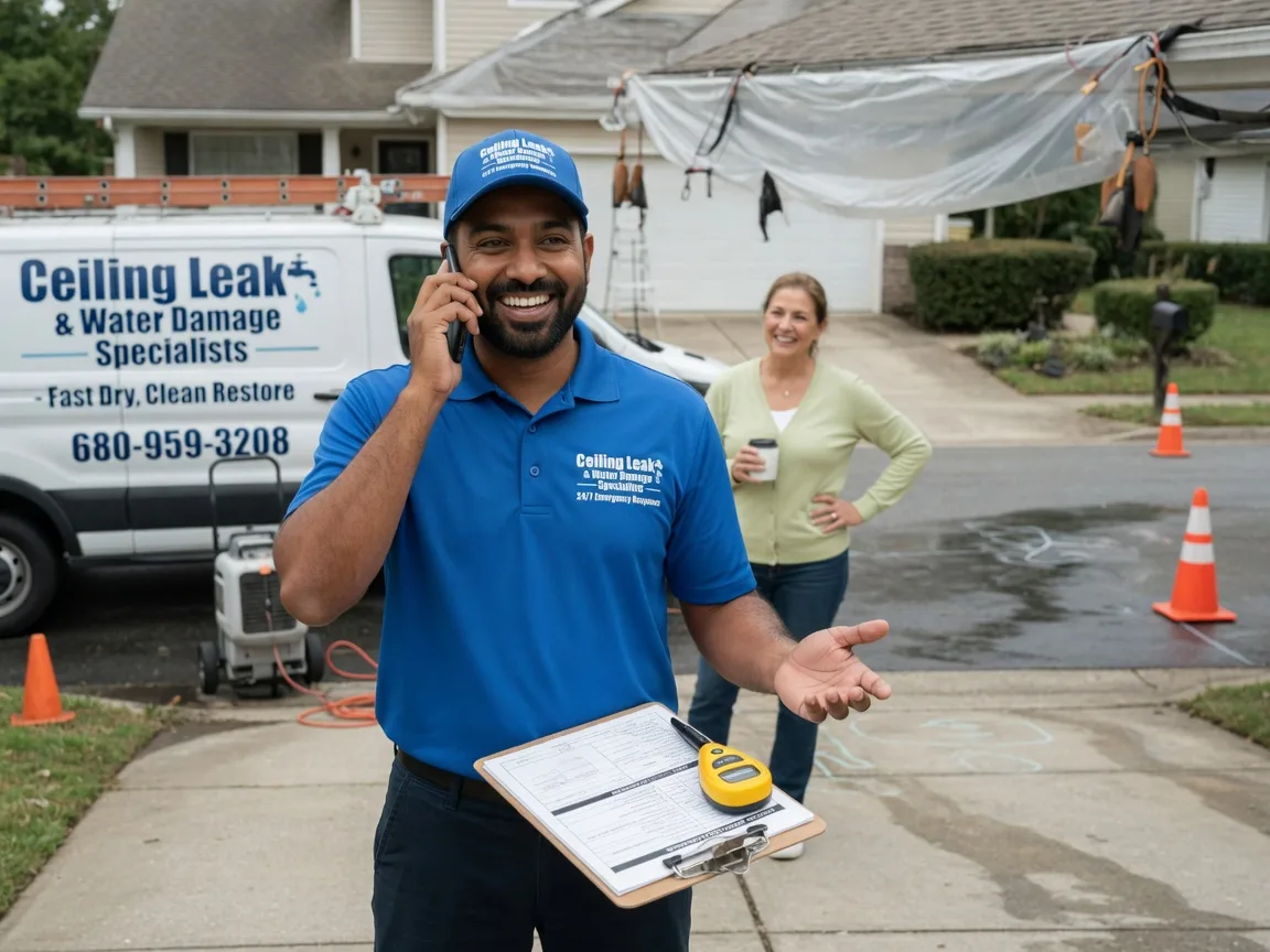 Ceiling Leak Cleanup Thornton, IA FAQs